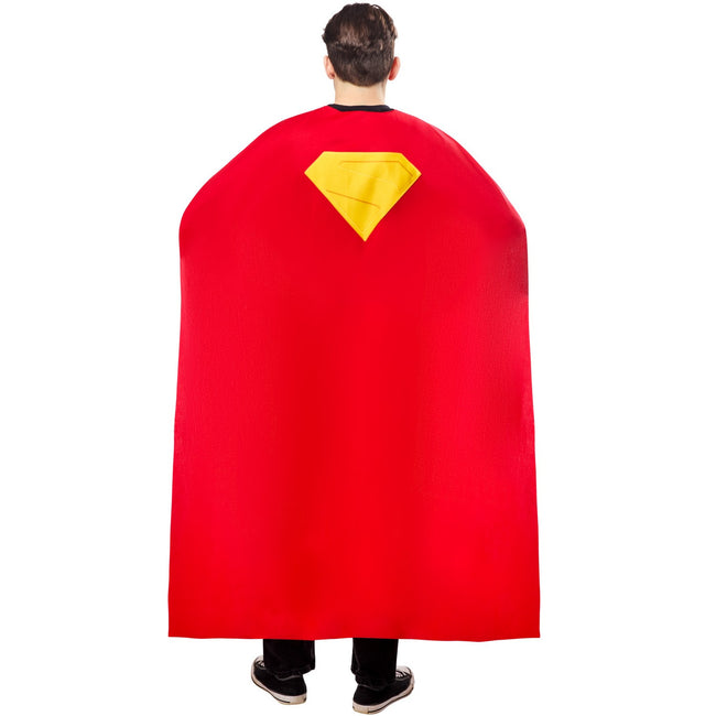 Red-Yellow - Back - Superman Unisex Adult Movie Cape