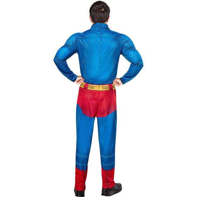 Blue-Red-Yellow - Pack Shot - Superman Mens Polyester Costume