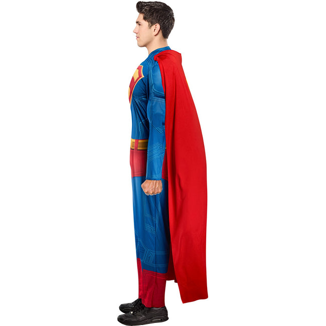 Blue-Red-Yellow - Lifestyle - Superman Mens Polyester Costume