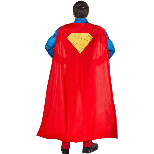 Blue-Red-Yellow - Back - Superman Mens Polyester Costume