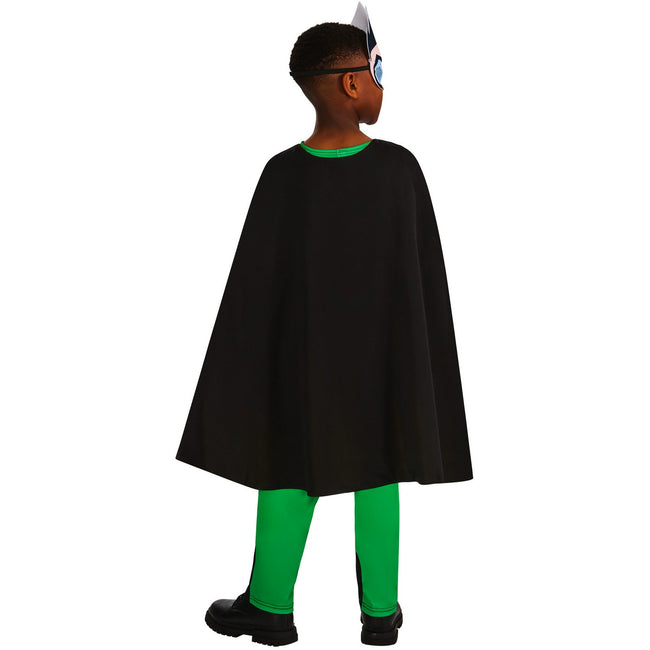 Green-Red-Yellow - Back - Teen Titans Go Childrens-Kids Robin Costume