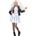 White-Black - Pack Shot - Bride of Chucky Womens-Ladies Tiffany Costume Set