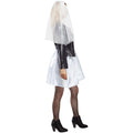 White-Black - Side - Bride of Chucky Womens-Ladies Tiffany Costume Set