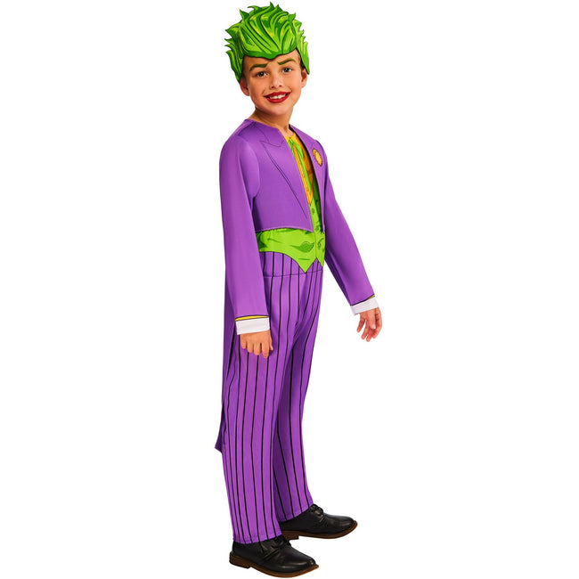 Purple-Green - Side - The Joker Boys Costume Set