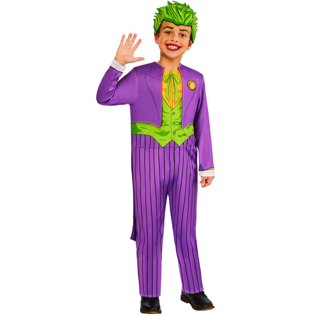 Purple-Green - Close up - The Joker Boys Costume Set