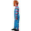 Blue-Red - Side - Childs Play Childrens-Kids Chucky Costume Set