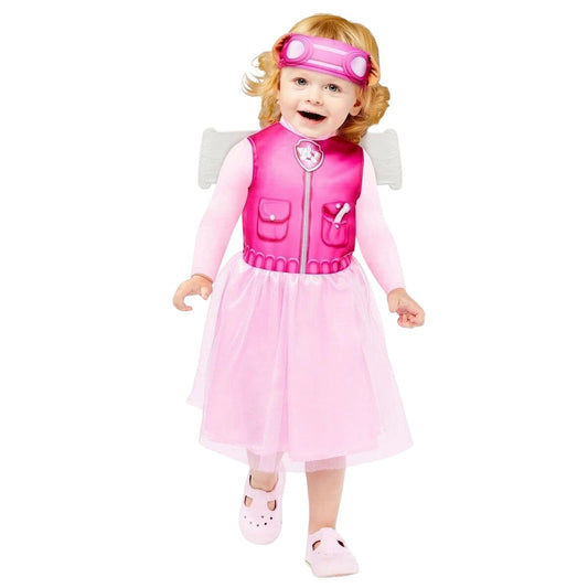 Pink - Front - Paw Patrol Baby Skye Costume