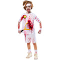 White-Red - Front - Bristol Novelty Boys Rotter Federer Zombie Costume Set