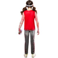 Red-White - Back - Bristol Novelty Childrens-Kids Zombie Burger Worker Costume