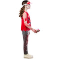 Red-White - Side - Bristol Novelty Childrens-Kids Zombie Burger Worker Costume