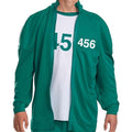 Green-White - Side - Squid Game Unisex Adult Player 456 Costume