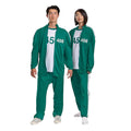 Green-White - Close up - Squid Game Unisex Adult Player 456 Costume