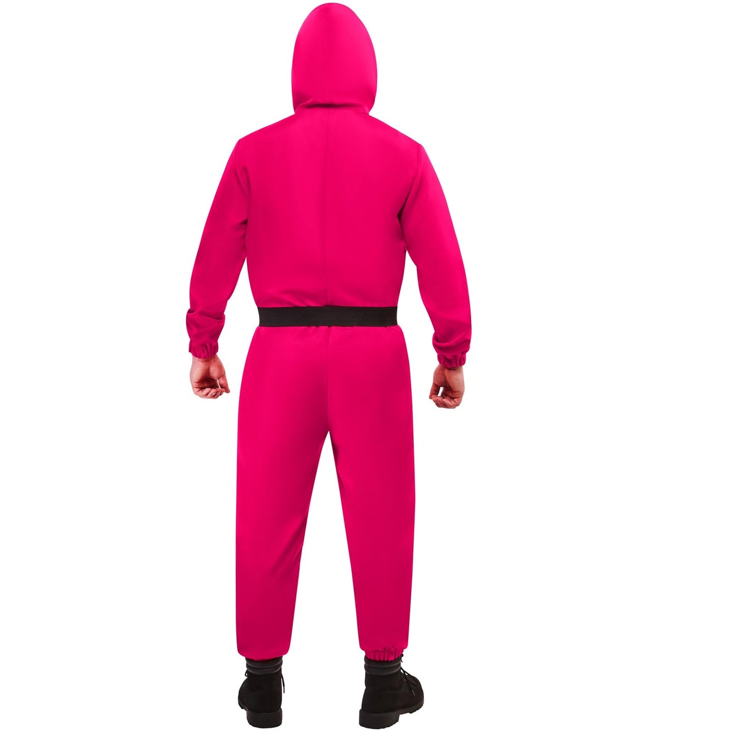 Red-Black - Back - Squid Game Unisex Adult Guards Costume