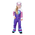 Purple - Front - Bristol Novelty Childrens-Kids Ghost-Spider Costume