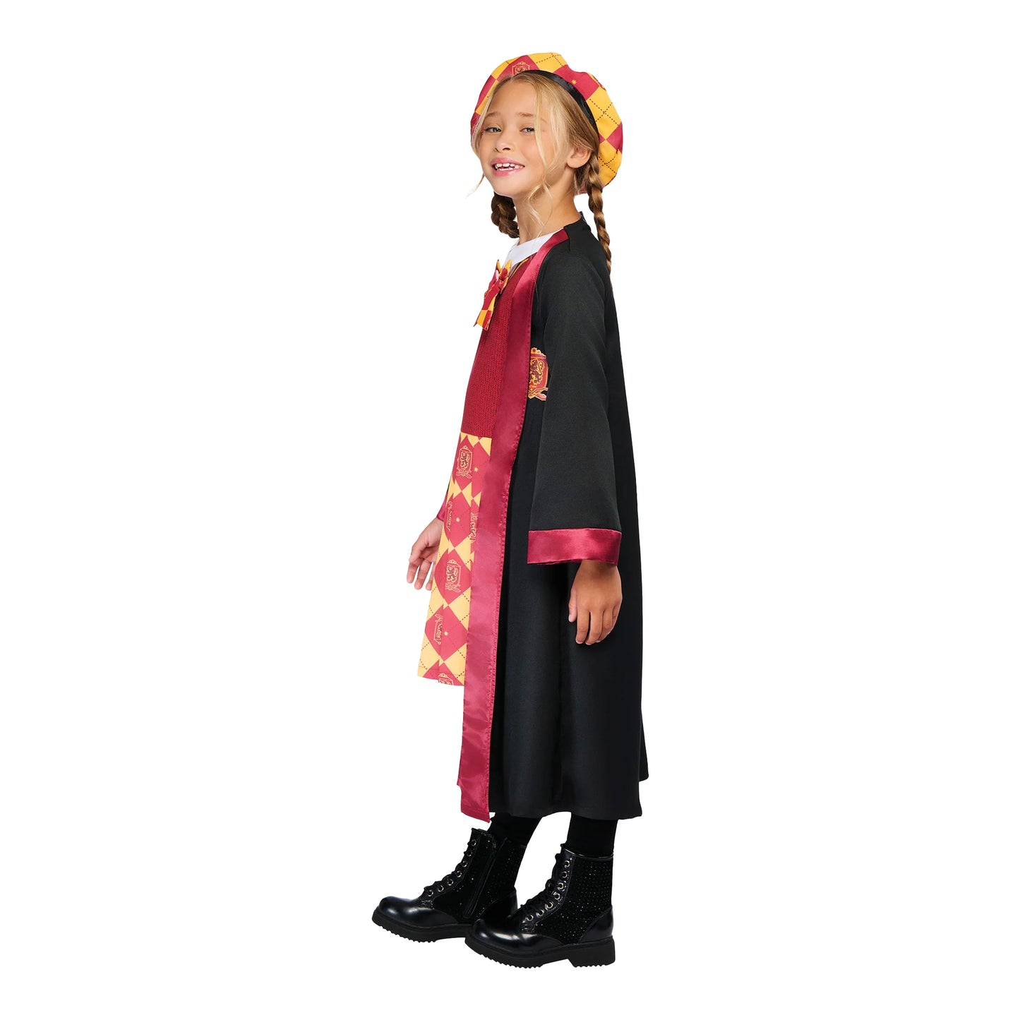 Multicoloured - Pack Shot - Harry Potter Childrens-Kids Deluxe Gryffindor Costume Set