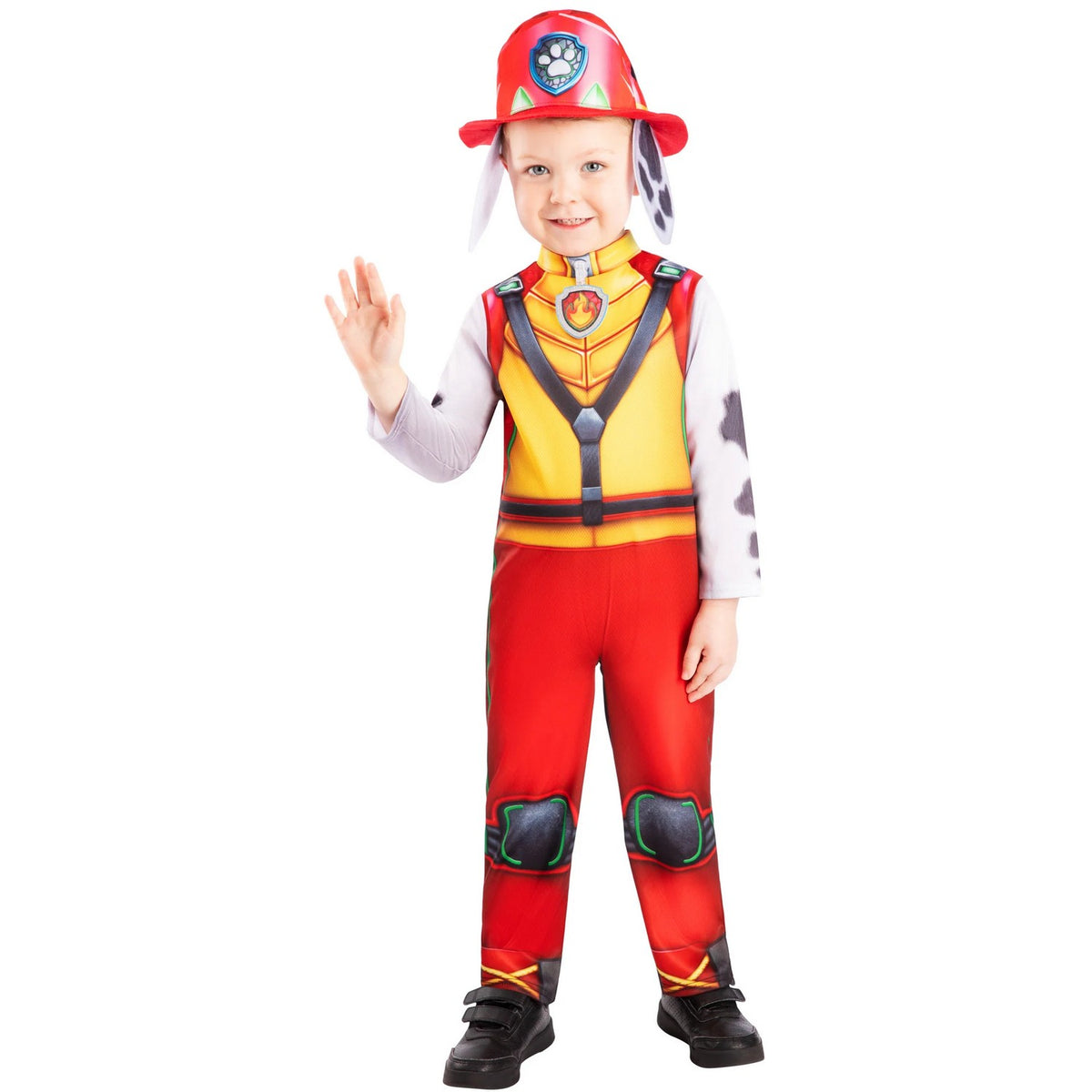 Red-Yellow-Black - Close up - Paw Patrol Childrens-Kids Classic Marshall Costume
