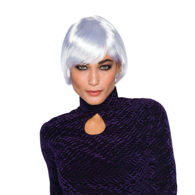 White - Front - Bristol Novelty Unisex Adults Short Bob Wig