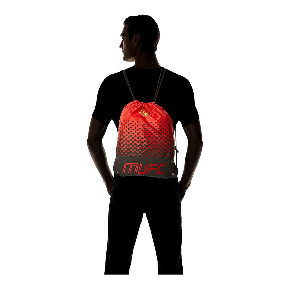 Red - Pack Shot - Man United Unisex Gym Bag