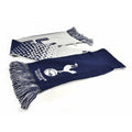 Navy-White - Front - Tottenham Hotspur Jacquard Fade Design Scarf