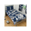 Multicoloured - Front - Tottenham Hotspur Patch Single Duvet And Pillow Set
