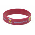 Maroon - Front - West Ham Silicone Wristband