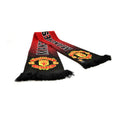 Red - Back - Manchester United FC Unisex Adults Speckled Scarf