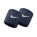 Navy - Front - Nike Unisex Adults Swoosh Wristband (Set Of 2)