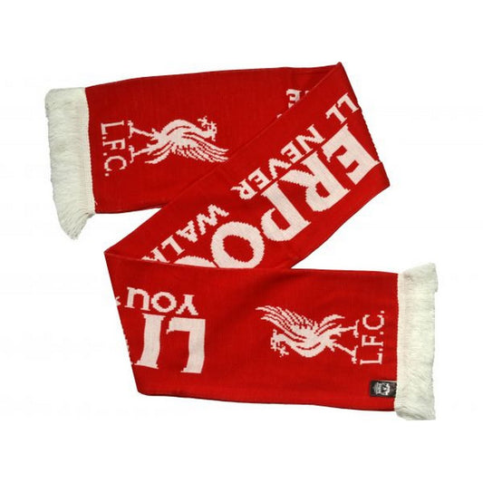 Red-White - Front - Liverpool FC Official Gold Standard 2018 Jacquard Knit Scarf