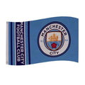 Blue - Back - Manchester City FC Wordmark Stripes Flag