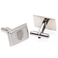 Silver - Front - Arsenal FC Boxed Stainless Steel Cufflinks