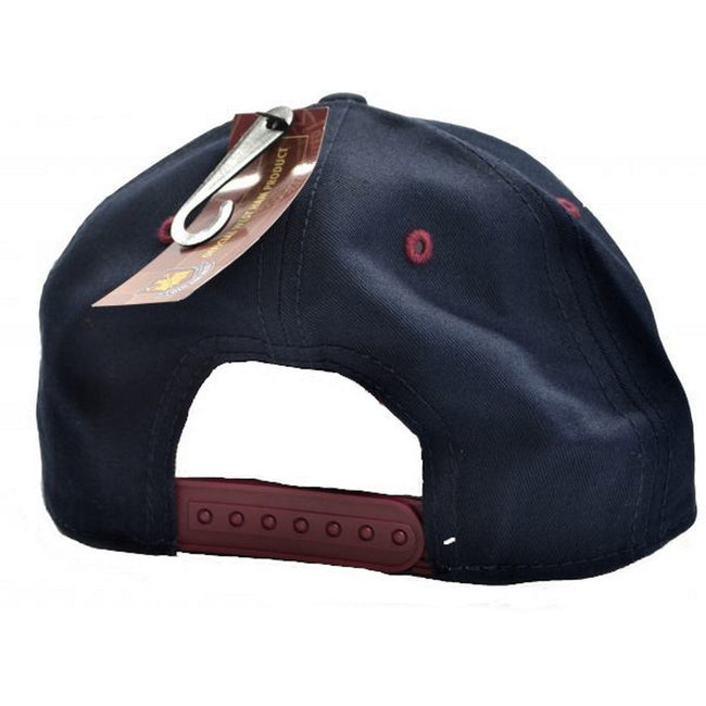 Navy Claret - Side - West Ham United FC Unisex Adults Classic Crest Contrast Baseball Cap