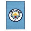 Multicoloured - Front - Manchester City FC Official Football Crest Rug