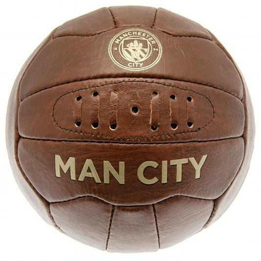 Brown - Front - Manchester City FC Retro Heritage Football