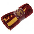 Claret Red-Yellow - Back - West Ham United FC 125 Years Fleece Blanket