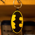 Black-Yellow - Lifestyle - Batman Symbol Rubber Keyring