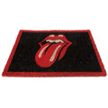 Black-Red - Back - The Rolling Stones Lips Door Door Mat