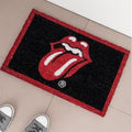 Black-Red - Lifestyle - The Rolling Stones Lips Door Door Mat