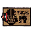 Black-Brown - Front - Star Wars Welcome To The Dark Side Door Mat