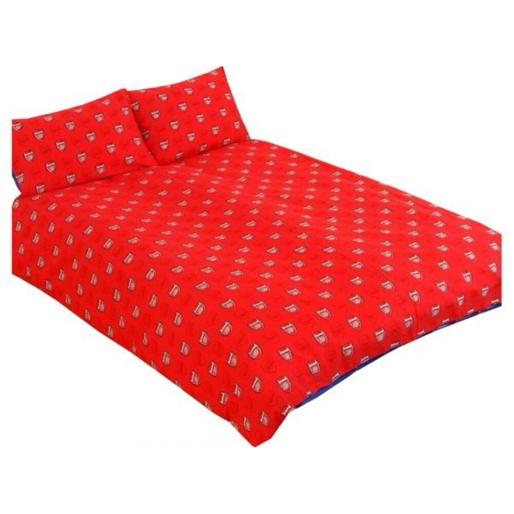 Red - Back - Arsenal FC Pulse Reversible Duvet Cover Set