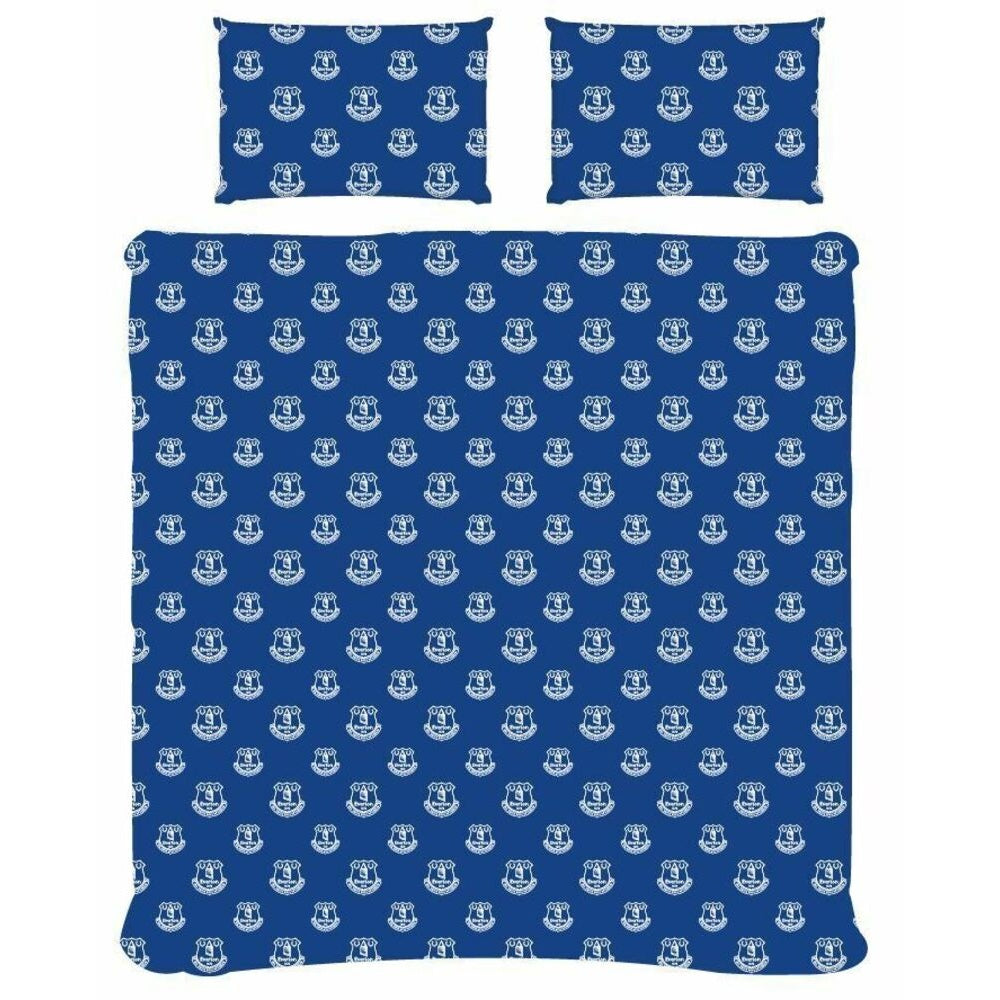 White-Royal Blue - Back - Everton FC Pulse Duvet Cover Set