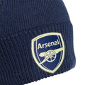 Navy - Side - Arsenal FC Knitted Adidas Beanie