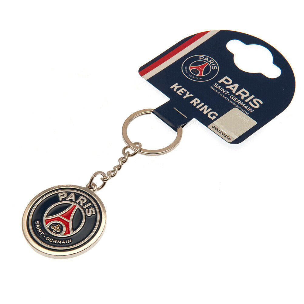 Blue-Red - Lifestyle - Paris Saint Germain FC Crest Keyring