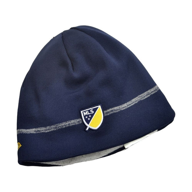 Navy - Back - LA Galaxy MLS New Era Knitted Beanie