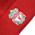 Red - Back - Liverpool FC Crest Knitted Turn Up Beanie