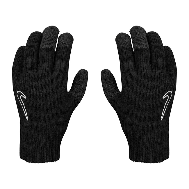 Black - Side - Nike Mens Knitted Twisted Grip Gloves