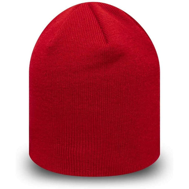 Red - Back - Atletico Madrid FC Logo Knitted Beanie