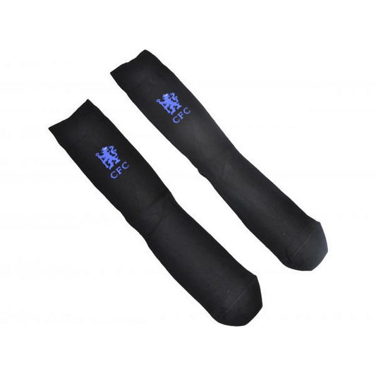 Black-Blue - Front - Chelsea FC Childrens-Kids Logo Socks