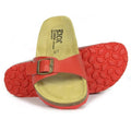 Red-Sand - Back - Biox Womens-Ladies Malaga Sano Sliders