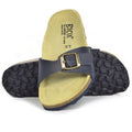 Navy-Sand - Back - Biox Womens-Ladies Malaga Sano Sliders