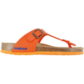 Orange-Brown - Back - Sanosan Womens-Ladies Geneve Sano Sandals